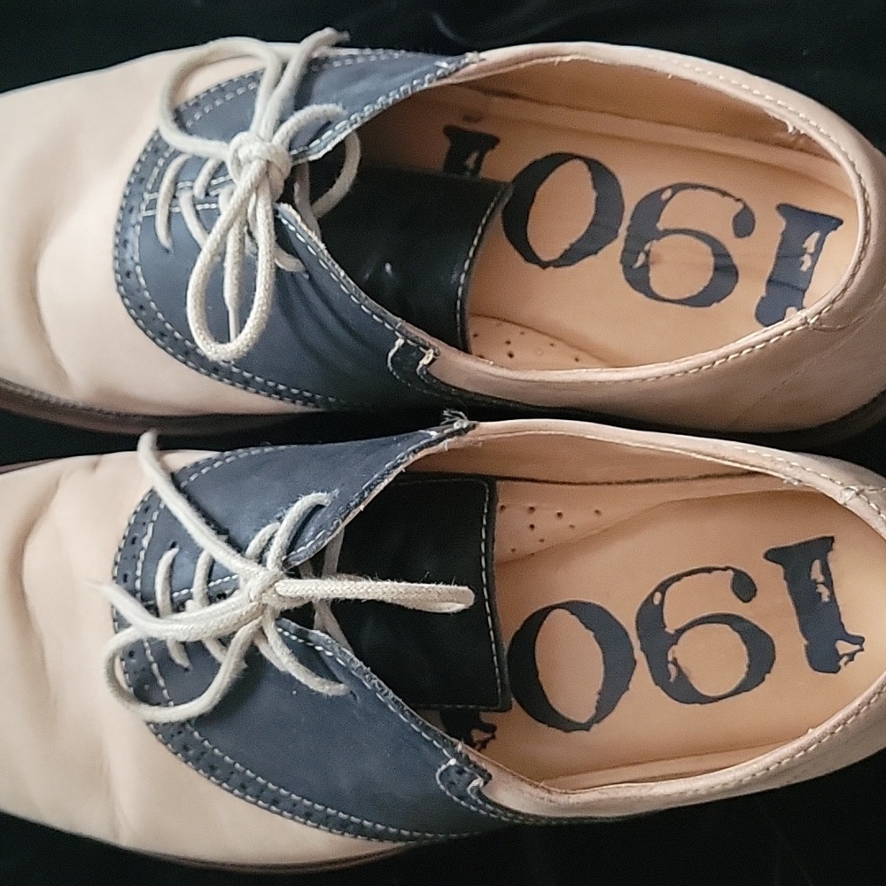 Nordstrom 1901 Two-Tone Leather Oxford Men's Shoes - Picture 6 of 9